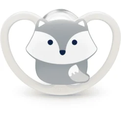 NUK Fopspeen Space Grootte 1 Siliconenpinguïn/vos, 4 Stuks -Lief En Klein nuk fopspeen space grootte 1 siliconenpinguin vos 4 stuks a305709 3