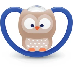 NUK Fopspeen Space Maat 2 Siliconen Uil/panda 4 Stuks -Lief En Klein nuk fopspeen space maat 2 siliconen uil panda 4 stuks a305706 3