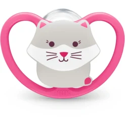 NUK Fopspeen Space Maat 3 Siliconenkat/pinguïn 4 Stuks -Lief En Klein nuk fopspeen space maat 3 siliconenkat pinguin 4 stuks a305717 3