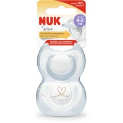 NUK Fopspeen Ster, Maat 0 In Blauw/wit -Lief En Klein nuk fopspeen ster maat 0 in blauw wit a349860 2