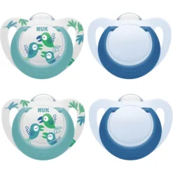 NUK Fopspeen Ster, Maat 2 In Turkoois/blauw