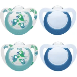 NUK Fopspeen Ster, Maat 3 In Turkoois/blauw -Lief En Klein nuk fopspeen ster maat 3 in turkoois blauw a349871 4