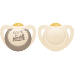 NUK Fopspeen Voor Nature 18-36 Maanden, Beige In Een Dubbelpak