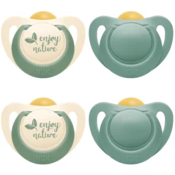 NUK Fopspeen Voor Nature 6-18 Maanden, Groen In Set Van