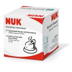 NUK Lip Gap Teat First Chocie 2 Stuks -Lief En Klein nuk lip gap teat first chocie 2 stuks a361788 2