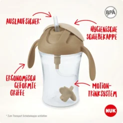 NUK Motion + Action Cup Set -Lief En Klein nuk motion action cup set a402217 4