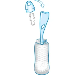 NUK NUK Flessenborstel 2in1 -Lief En Klein nuk nuk flessenborstel 2in1 a382416 2