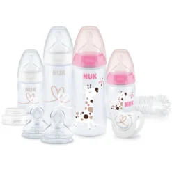 NUK Perfect Start Starterset Met First Choice ⁺ Babyfles In Roze
