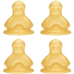 NUK Speen First Choice Latex Gr. 1 M 0 - 6 Maanden Vierpak