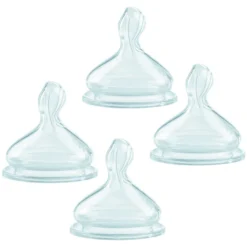 NUK Speen First Choice PLUS Silicone Maat 1 Melk 4stuks -Lief En Klein nuk speen first choice plus silicone maat 1 melk 4stuks a291272 4