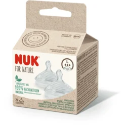 NUK Speen Voor Nature Silicone, Maat -Lief En Klein nuk speen voor nature silicone maat a402192 2