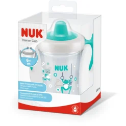 NUK Trainingsbeker 230 Ml Met Zachte Tuit, Lekvrij Vanaf 6 Maanden Petrol -Lief En Klein nuk trainingsbeker 230 ml met zachte tuit lekvrij vanaf 6 maanden petrol a331350 3