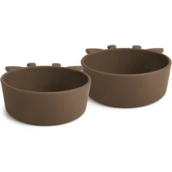 Nuuroo Alex Giraffe Siliconen Schaaltje 2 Stuks, Acorn -Lief En Klein nuuroo alex giraffe siliconen schaaltje 2 stuks acorn a363221 2