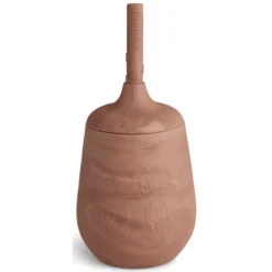 Nuuroo Drinkbeker Met Rietje Adita 230ml, Rood Mix