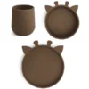 Nuuroo Judi Giraffe 3-delige Servies Set, Eikel