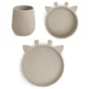Nuuroo Judi Giraffe Servies Set Van 3, Cobble Stone