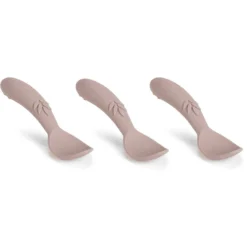 Nuuroo Kinderlepel Ella 3 Stuks, Woodrose -Lief En Klein nuuroo kinderlepel ella 3 stuks woodrose a364245 2