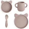 Nuuroo Lykke Koala 4-delige Serviesset, Houtrose