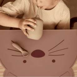 Nuuroo Placemat Ester, Houtrose -Lief En Klein nuuroo placemat ester houtrose a364225 2