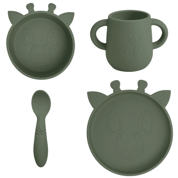 Nuuroo Servies Lykke Giraffe Dusty Green Set Van 4 Nuuroo Servies Lykke Giraffe Dusty Green Set Van - Afbeelding 4