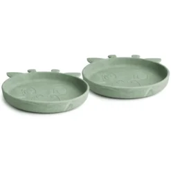 Nuuroo Siliconen Bord Akila Giraffe 2 Stuks, Green Mix -Lief En Klein nuuroo siliconen bord akila giraffe 2 stuks green mix a363182 2