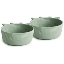 Nuuroo Siliconen Kom Alex Giraffe 2 Stuks, Light Green Mix -Lief En Klein nuuroo siliconen kom alex giraffe 2 stuks light green mix a363192 2