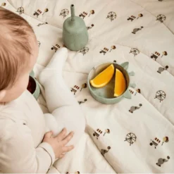 Nuuroo Siliconen Kom Alex Giraffe 2 Stuks, Light Green Mix -Lief En Klein nuuroo siliconen kom alex giraffe 2 stuks light green mix a363192 4