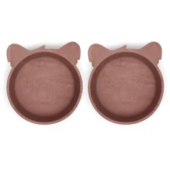 Nuuroo Siliconen Kommetje Alex Koala 2 Stuks, Rood Mix