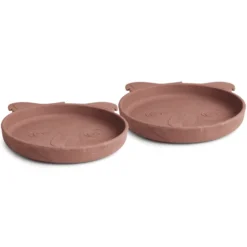 Nuuroo Siliconenbord Akila Koala 2 Stuks, Rood Mix -Lief En Klein nuuroo siliconenbord akila koala 2 stuks rood mix a363167 2