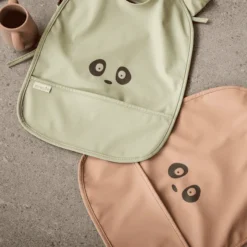 Nuuroo Slabbetje Ida Green Panda -Lief En Klein nuuroo slabbetje ida green panda a366802 3