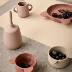 Nuuroo Snack Bowls Pink Koala 2-delig, Cobble Stone -Lief En Klein nuuroo snack bowls pink koala 2 delig cobble stone a364213 3
