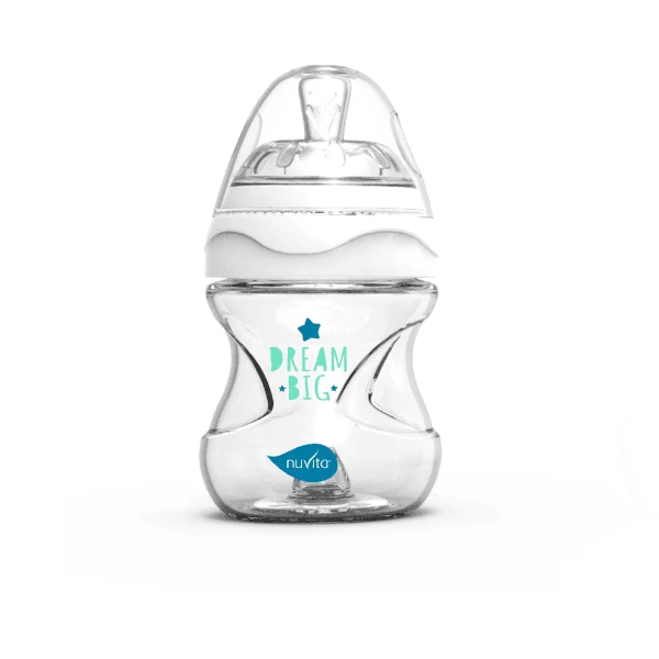 Nuvita Babyfles Anti - Koliek Glass Collection Met Innovatieve Speen 140ml In Wi 1 Nuvita Babyfles Anti - Koliek Glass Collection Met Innovatieve Speen 140ml In Wi