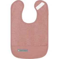 Odenwälder Terry Klittenband Slabbetje Cranberry