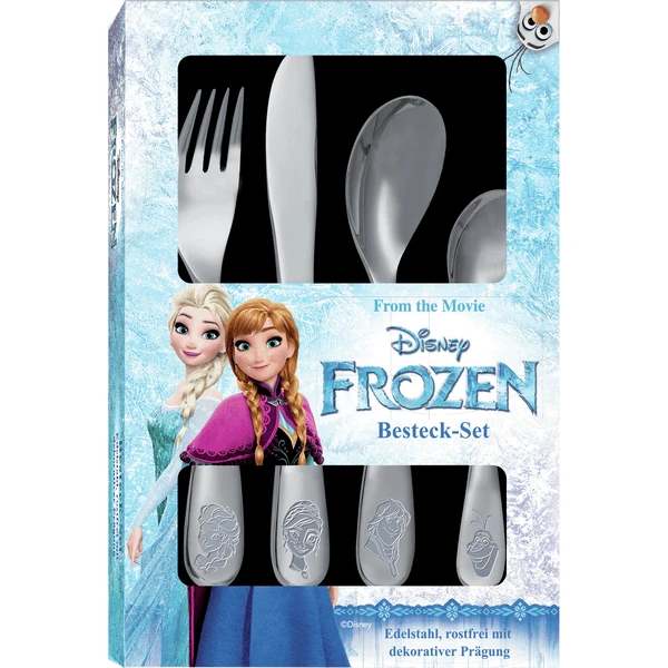 P:os Bestek Set Frozen , 4tlg 2 P:os Bestek Set Frozen , 4tlg - Afbeelding 2
