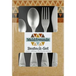 P:os Forest Friends Bestekset, 4 Stuks. 8 P:os Forest Friends Bestekset, 4 Stuks. -Lief En Klein p os forest friends bestekset 4 stuks a415560 3