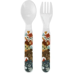 P:os Lepel-Vork Set Bosvrienden, 2 Stuks.