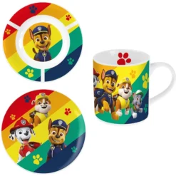 P:os Ontbijt Set Paw Patrol, 3st.