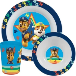 P:os Ontbijtset Paw Patrol, Jongen, 3st.