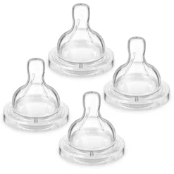 Philips Avent Anti-Kolik Klassik+ Speen Voor Fles SCF636/27, Papspeen Vanaf 6 Maanden, 2 X 2 Stuks