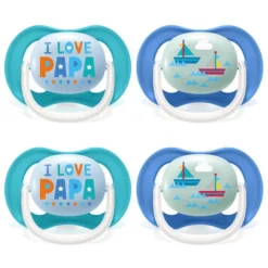 Philips Avent Fopspeen Ultra Air SCF080/03 Collection Happy 6-18m Boy Mama/Boat Dubbelpak