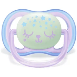 Philips Avent Fopspeen Ultra Air SCF376/12 Night 0 - 6 M Meisje -Lief En Klein philips avent fopspeen ultra air scf376 12 night 0 6 m meisje a294092 2