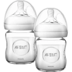 Philips Avent Natural Flessenglas SCF051/17, 120ml, 2 Stuks, Transparant -Lief En Klein philips avent natural flessenglas scf051 17 120ml 2 stuks transparant a317559 4