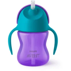 Philips Avent Rietjesbeker SCF796/02 200 Ml 9m+ Turquoise/paars -Lief En Klein philips avent rietjesbeker scf796 02 200 ml 9m turquoise paars a214949 3