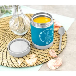 Reer Roestvrij Stalen Warmhouddoos Colour Design 300 Ml, Petrol Blauw -Lief En Klein reer roestvrij stalen warmhouddoos colour design 300 ml petrol blauw a343251 3