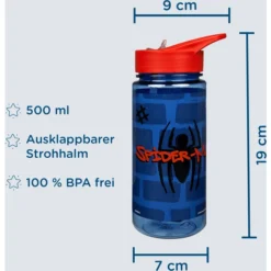 Scooli AERO Drinkfles Spider -Man -Lief En Klein scooli aero drinkfles spider man a402034 3