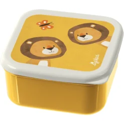 Sigikid ® Snackboxen Set Van 3 Leeuwen Forest -Lief En Klein sigikid snackboxen set van 3 leeuwen forest a291876 2