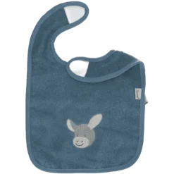 Sterntaler GOTS Klittenband Slabbetje Dubbelpak Emmi Grijs-blauw -Lief En Klein sterntaler gots klittenband slabbetje dubbelpak emmi grijs blauw a351319 2