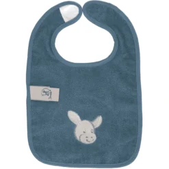 Sterntaler GOTS Klittenband Slabbetje Dubbelpak Emmi Grijs-blauw -Lief En Klein sterntaler gots klittenband slabbetje dubbelpak emmi grijs blauw a351319 3