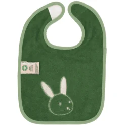 Sterntaler GOTS Klittenband Slabbetje Kinni Donkergroen -Lief En Klein sterntaler gots klittenband slabbetje kinni donkergroen a351307 2