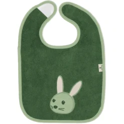 Sterntaler GOTS Klittenband Slabbetje Kinni Donkergroen -Lief En Klein sterntaler gots klittenband slabbetje kinni donkergroen a351307 3